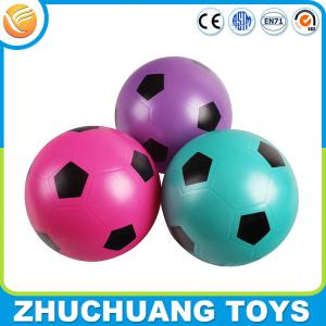 custom color print pvc glitter football soccer ball for children