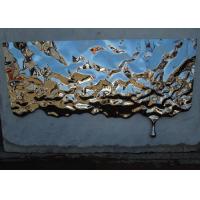 China 150cm 250cm Length Mirror Stainless Steel Wall Sculpture on sale
