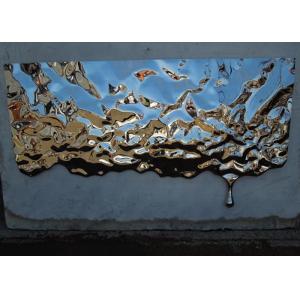 150cm 250cm Length Mirror Stainless Steel Wall Sculpture