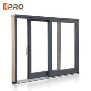 China Anti Aging Aluminium Sliding Patio Doors For Interior House Customized Color price aluminum sliding window supplier