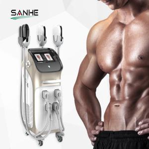 SANHE 4 Handles EMS RF Body Sculpt Electric Muscles Stimulate Body Slimming Skin Tightening EMS + RF Machine