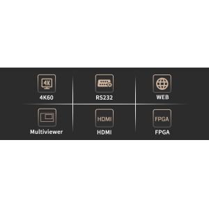 China Private Mold HDMI 4K Matrix 4KG Package Weight HDMI Matrix Switch Supporting 4K UHD Video Signal Distribution and Control wholesale