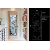 China Solid Flat Tempered Decorative Glass Windows Private Imports Series Finely Detailed on sale