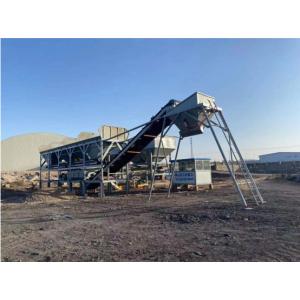 Skirt Belt Mobile Stabilized Soil Mixing Station With Horizontal Cement Silo