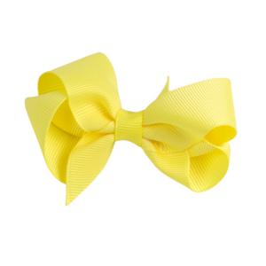 Various Color Girls Hair Ribbons , Butterfly Shape Fancy 3 Inch Hair Bows
