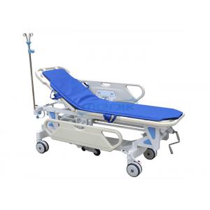 China Single Crank Mechanical Patient Trolley, Manual Patient Transfer Stretcher supplier