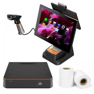 15.6 Inch Capacitive Touch Screen Pos Hardware Terminal With Printer