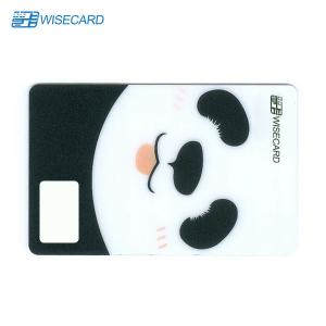 China Embossed Number Contactless Credit Card Pvc Plastic Double Side ISO14443 supplier