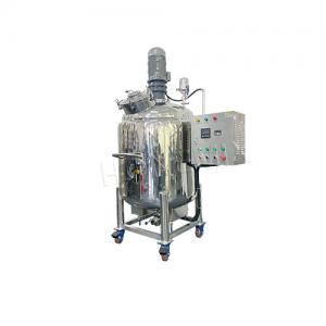 Movable Liquid Detergent Making Machine SS Industrial Liquid Mixer Tank