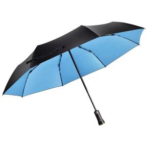 Automatic Open close Pongee 3 Fold Umbrella Dia38" with USB Music Player