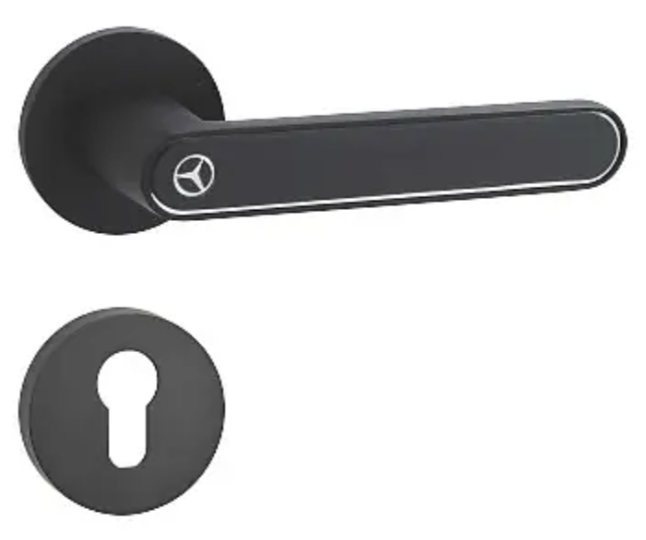 Single Type Modern Style Door Lock Handle with Surface Mounted Installation