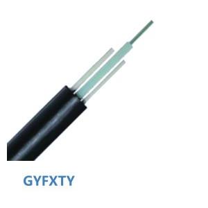 2Cores G652D Central Loose Tube  Outdoor Fiber Optic Cable FRP Strength