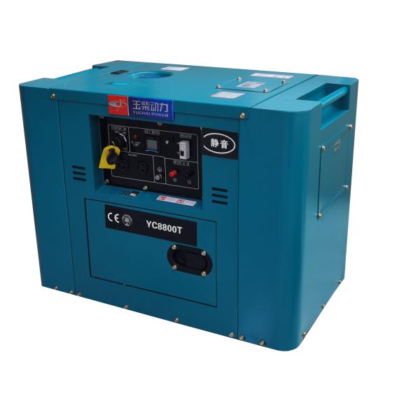 Air cooling System Diesel Generators YC8800T 8Kva Portable Generator 6.5KW Home Generator Made in China Yuchai Silent ty