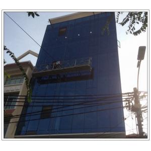 China Indonesia aluminium 6 meters ZLP630 rope suspended platform for building cleaning supplier