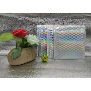 China Holographic Laser Waterproof Poly Mailer Bubble Bags Self Adhesive supplier