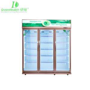 China -18℃ Upright Pepsi Commercial Beverage Display Freezer With Glass Door supplier