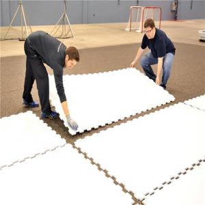 China Portable Polyethylene Material UHMWPE Ice Skating Rink Hockey Flooring Tiles supplier