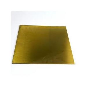 H62 H65 Brass Plate 5mm , Thin Brass Sheet C67400 For Thermal Devices
