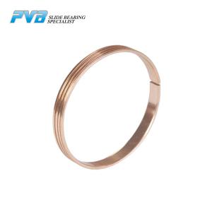 CuSn8P0.3 Wrapped Bronze Bearing Plunger Cylindrical Bushing Bronze Ring