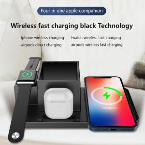 China 4-In-1 Multifunctional Wireless Charger 15W Fast Magnetic Charger Stand With Pen Holder supplier