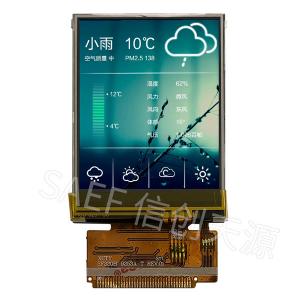 China Resistive TFT LCD Touchscreen Display , 2.2 Inch TFT LCD MCU 8Bits 16Bits Interface supplier