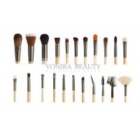 China Custom 22 Piece Full Set Private Label Makeup Brushes Wood Handle For Face , Eyes And Lip on sale