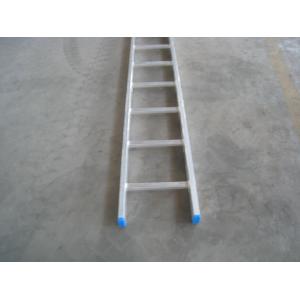 Single Straight Aluminium Step Ladder For Scaffolding System Safe Durable