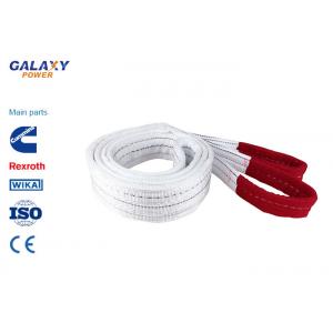 Safety Factor Polyester Webbing Sling , Woven 10 Ton Flat Webbing Sling High Strength