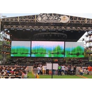 Front Service P4.81 outdoor LED Big Display 6500cd/sqm Jumbotron Screen For Stage Fast Lock Design