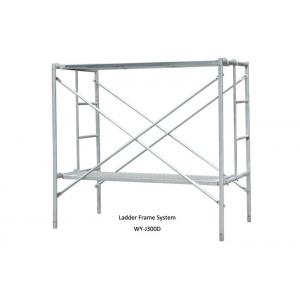 Galvanized mobile ladder frame scaffolding System with wheel for bulding