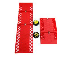 China Auto Foldable Emergency Tire Traction Pad Snow Mud Off Foldable Skid Plate on sale