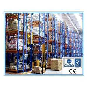 China Drive in / through industrial pallet racks , Cold room warehouse pallet racking shelving supplier