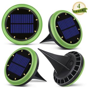 8 Led Solar Ground Lights Garden Solar Disk Ground Light For Night 2 Years Warranty