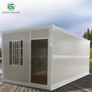 China Prefab Container Folding House Temporary Housing Level 10 Wind Resistance supplier