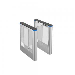 China Automatic Intelligent Turnstiles Systems Round Angle Swing Speed Gate Turnstile  Used In Office Building supplier