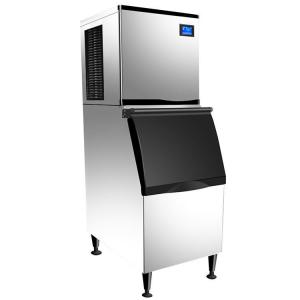 Professional Stainless Steel Ice Cube Maker Machine 500 Kg/Day