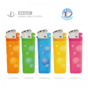 China Colorful Plastic Disposable Flint Wheel Lighter Direct Sale Discount Model NO. DY-016 supplier