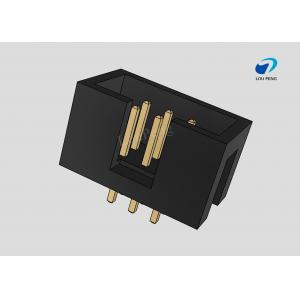 China IDC Header connector, PCB Mount Receptacle, Board-to-Board, 2X3 Position, 2.54mm Pitch, Gold Flash, Vertical supplier