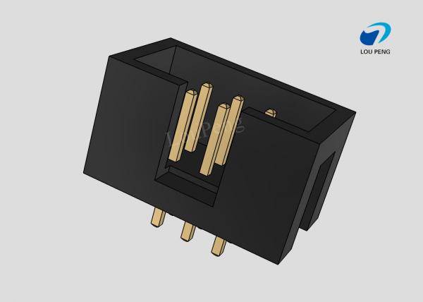 IDC Header connector, PCB Mount Receptacle, Board-to-Board, 2X3 Position, 2.54mm