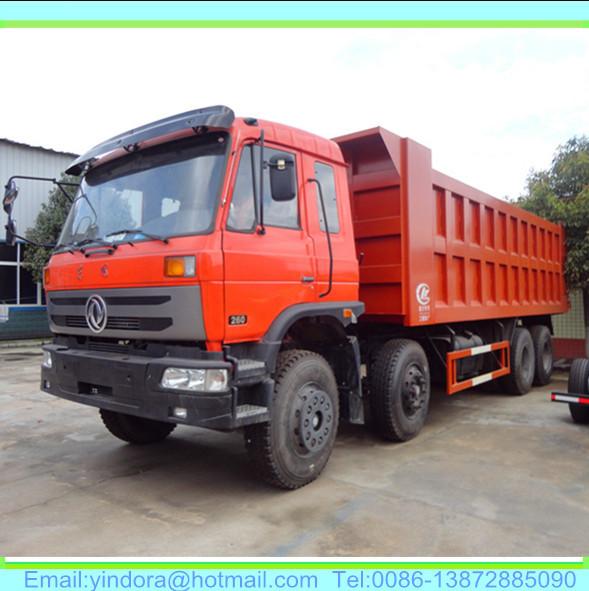 dongfeng 8x4 land transport 50 ton dump trucks for sale