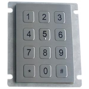 IP65 RS232 explosion proof stainless steel numeric keypad for gas machine