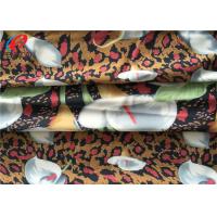 China Top Soft Thick Polyester Digital Print Spandex Swimsuit Clothing Fabric on sale