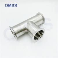 China KF 25 Vacuum Fittings Stainless Steel KF Tees Vacuum Flange Fittings on sale