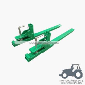 Tractor Front end loader clamp on pallet forks 1000lbs
