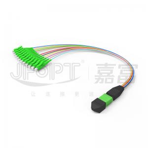 MPO-LC 0.9mm 12Cores Breakout Cable Customized Length SM G657a1 Fiber Multi fiber Module box adapter Patch Cord