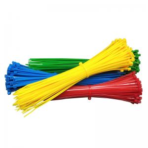 2.5mm x 150mm Colorful Plastic Nylon Self-locking Packaging Cable Wire Zip Ties