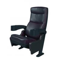China Black Color Home Theater Chairs Fixed Armrest 540mm Width 445mm Depth on sale