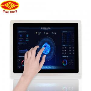 15 Inch 10 Point Touch Screen Monitor WaterProof Ip65 Power Consumption 25W