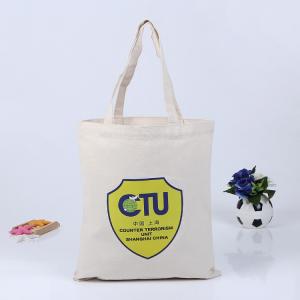 China Pro Service And Quality Logo Printed Environmental Custom Cotton Bags supplier