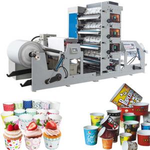 ODM 80m/Min Automtic Paper Cup Printing Machines Multi Colors